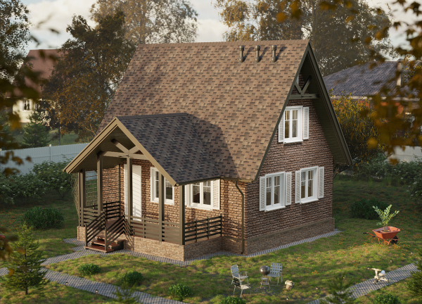 Docke LUX/ Сайдинг BERGART (Кедровый орех)